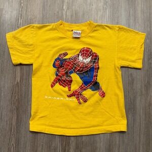 Kids Small Vintage Y2K Spiderman Shirt